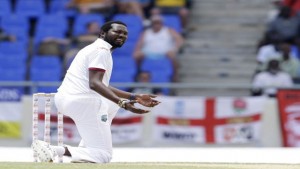 Sulieman Benn (2-200) toiled long and hard against England in the drawn first Test at Antigua. (Photo: Associated Press) 