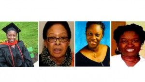 L-R Dr. Thelma Phillip-Browne, Shirley Skeritt, Lorna Hunkins, Verna Morris