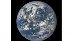 The DSCOVR satellite took this photo on July 6, 2015. It’s the first image of Earth’s entire sunlit side ever taken by DSCOVR, which launched in February 2015 and is a joint project involving NASA, NOAA and the U.S. Air Force.