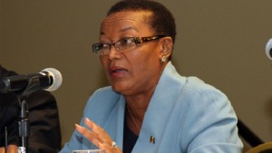 Minister of Foreign Affairs and Foreign Trade Senator Maxine McClean