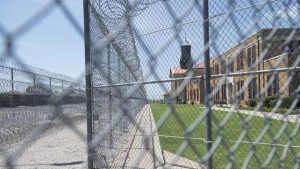 Fences and barbed wire surround the El Reno Federal Correctional Institution in Oklahoma on July 16, 2015