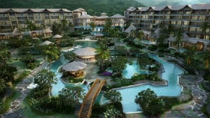 An artist impression of Koi Resorts which is scheduled to be completed in 2018.