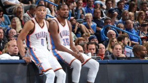 Kevin Durant+Russell Westbrook--1