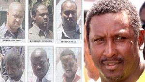 SEVEN OF THE EIGHT WHO WERE EXTRADITED. THE EIGHTH MAN IS CARL CULMER. (PHOTO: BAHAMASPRESS.COM)
