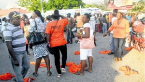 The ground at PNP headquarters in Kingston is littered with party T-shirts after supporters of Raymond Pryce removed them from their bodies in anger at the party’s decision to not reverse the results of a candidate selection that saw him being replaced as the man to contest the next general election in St Elizabeth North Eastern.