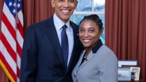 Barack Obama+Thelma Phillip-Browne-1