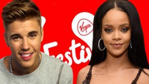 Justin Bieber and Rihanna 