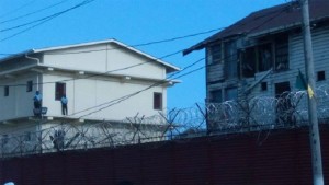 The Camp Street Prison where there was unrest for three days last week