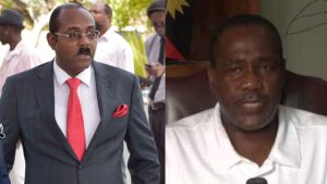 rime Minister Gaston Browne  & Trade Unionist and Senator Wigley George 