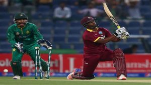 Johnson Charles was one of three West Indies batsmen bowled by Imad Wasim