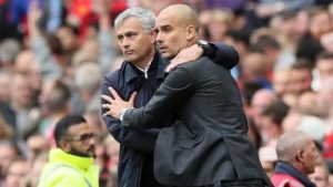 City boss Pep Guardiola came out on top in the Manchester derby at Old Trafford on 10 September