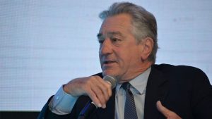 obert De Niro speaking at the Palazzo Versace in Dubai