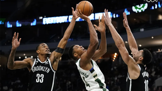 Freedom FM – 106.5  Irving, Durant lead Nets past winless Bucks 107-97